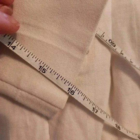 BCBG White Cropped Sleeve Blazer preppy business casual Formal Collared suit off - Picture 9 of 10